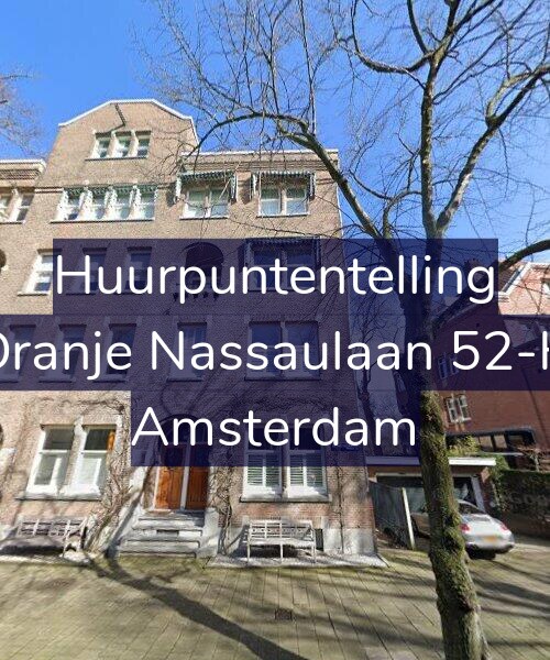 Foto gevel Huurpuntentelling voor Oranje Nassaulaan 52-H, Amsterdam