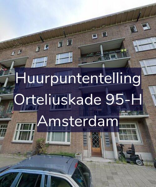 Foto gevel Huurpuntentelling voor Orteliuskade 95-H, Amsterdam