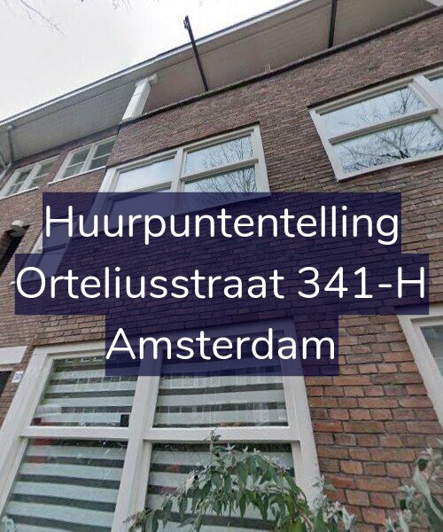 Foto gevel Huurpuntentelling voor Orteliusstraat 341-H, Amsterdam