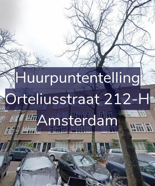 Foto gevel Huurpuntentelling voor Orteliusstraat 212-H, Amsterdam