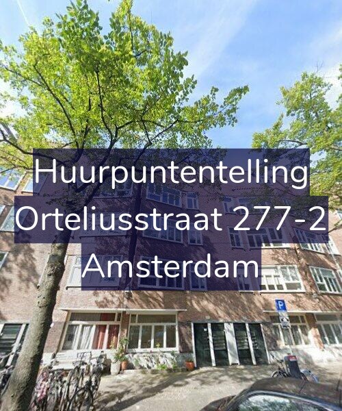 Foto gevel Huurpuntentelling voor Orteliusstraat 277-2, Amsterdam