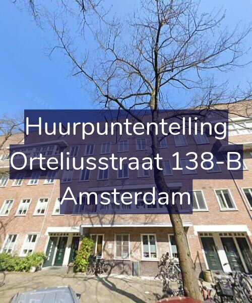 Foto gevel Huurpuntentelling voor Orteliusstraat 138-B, Amsterdam