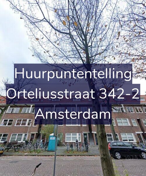Foto gevel Huurpuntentelling voor Orteliusstraat 342-2, Amsterdam