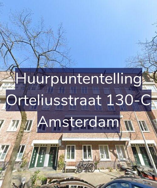 Foto gevel Huurpuntentelling voor Orteliusstraat 130-C, Amsterdam