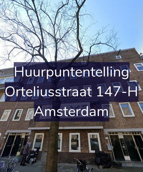 Foto gevel Huurpuntentelling voor Orteliusstraat 147-H, Amsterdam