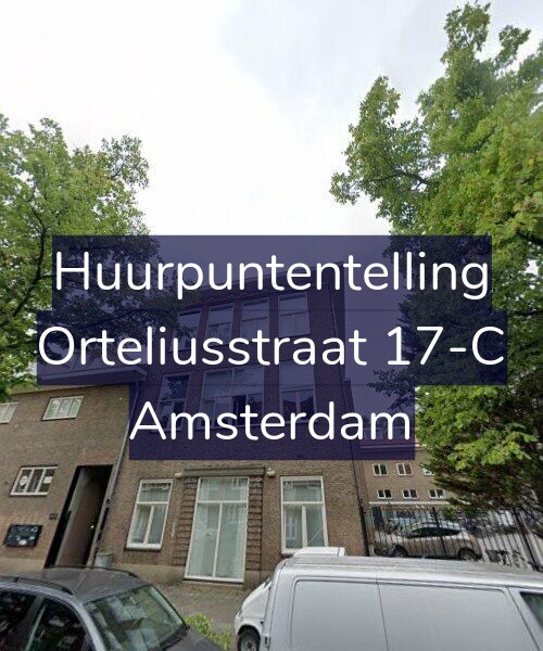 Foto gevel Huurpuntentelling voor Orteliusstraat 17-C, Amsterdam