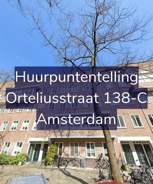 Foto gevel Huurpuntentelling voor Orteliusstraat 138-C, Amsterdam