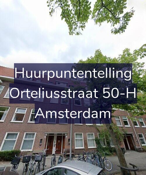 Foto gevel Huurpuntentelling voor Orteliusstraat 50-H, Amsterdam