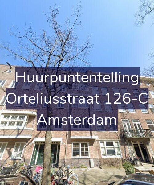 Foto gevel Huurpuntentelling voor Orteliusstraat 126-C, Amsterdam