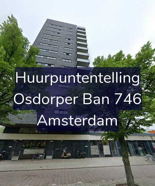 Foto gevel Huurpuntentelling voor Osdorper Ban 746, Amsterdam