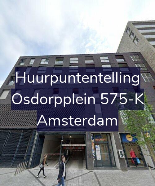 Foto gevel Huurpuntentelling voor Osdorpplein 575-K, Amsterdam