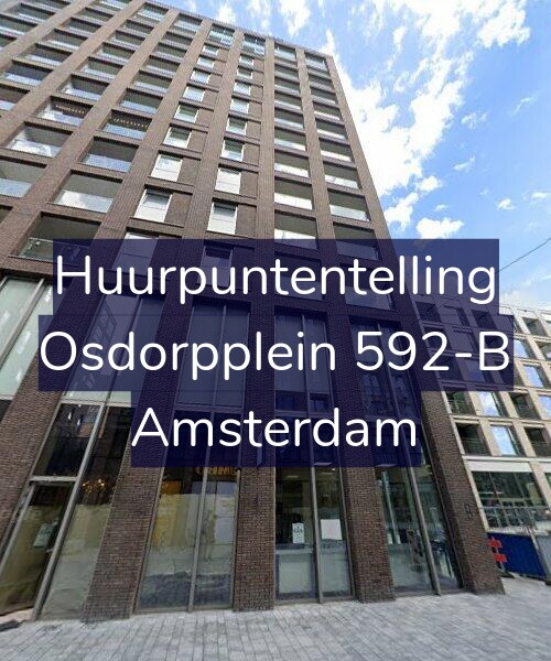 Foto gevel Huurpuntentelling voor Osdorpplein 592-B, Amsterdam