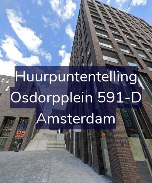 Foto gevel Huurpuntentelling voor Osdorpplein 591-D, Amsterdam