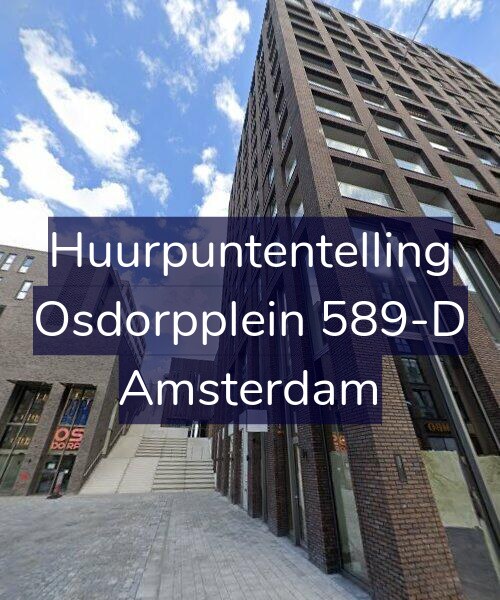 Foto gevel Huurpuntentelling voor Osdorpplein 589-D, Amsterdam
