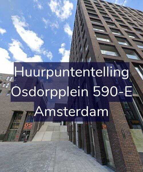 Foto gevel Huurpuntentelling voor Osdorpplein 590-E, Amsterdam