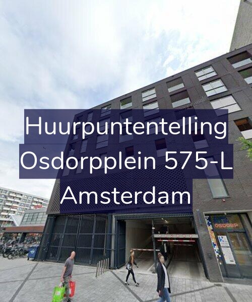 Foto gevel Huurpuntentelling voor Osdorpplein 575-L, Amsterdam