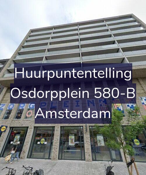 Foto gevel Huurpuntentelling voor Osdorpplein 580-B, Amsterdam