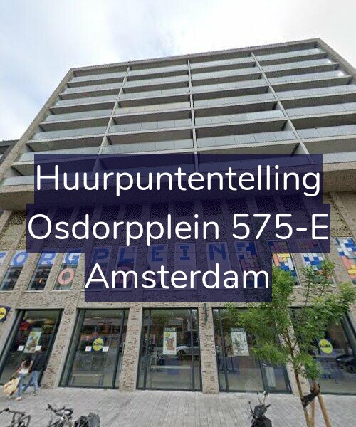 Foto gevel Huurpuntentelling voor Osdorpplein 575-E, Amsterdam
