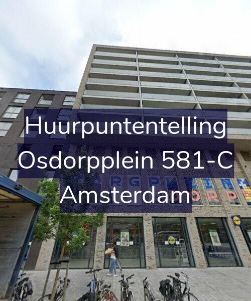 Foto gevel Huurpuntentelling voor Osdorpplein 581-C, Amsterdam