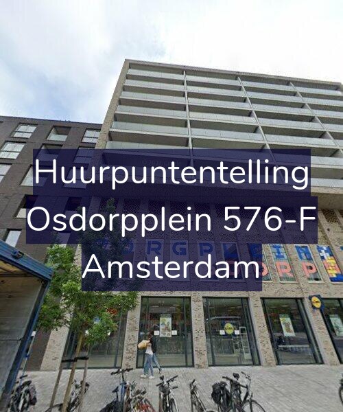 Foto gevel Huurpuntentelling voor Osdorpplein 576-F, Amsterdam