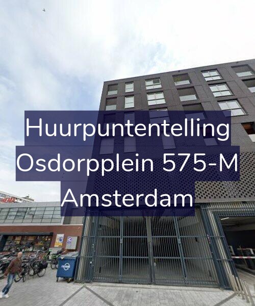 Foto gevel Huurpuntentelling voor Osdorpplein 575-M, Amsterdam