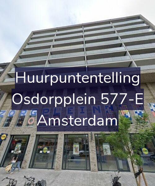 Foto gevel Huurpuntentelling voor Osdorpplein 577-E, Amsterdam