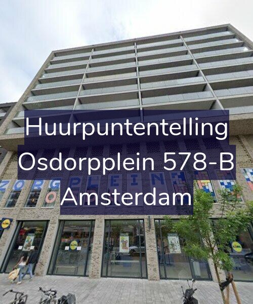Foto gevel Huurpuntentelling voor Osdorpplein 578-B, Amsterdam
