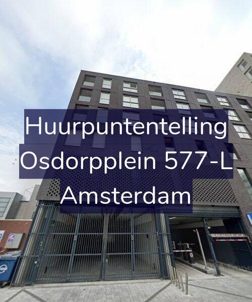 Foto gevel Huurpuntentelling voor Osdorpplein 577-L, Amsterdam
