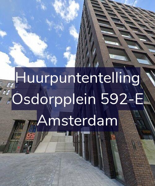 Foto gevel Huurpuntentelling voor Osdorpplein 592-E, Amsterdam