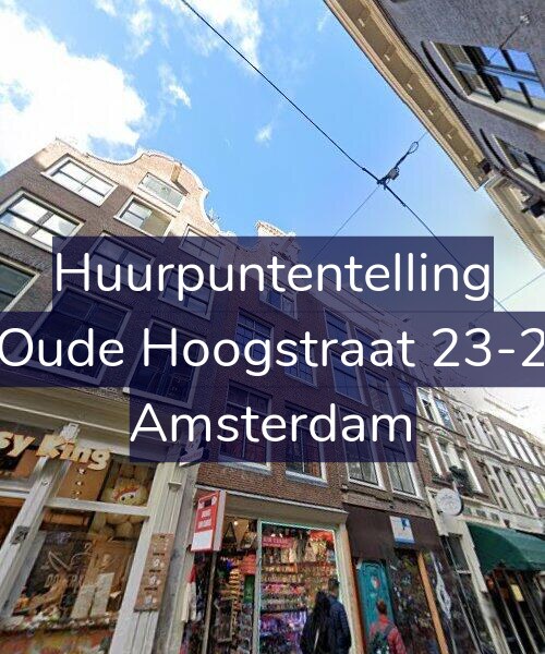 Foto gevel Huurpuntentelling voor Oude Hoogstraat 23-2, Amsterdam