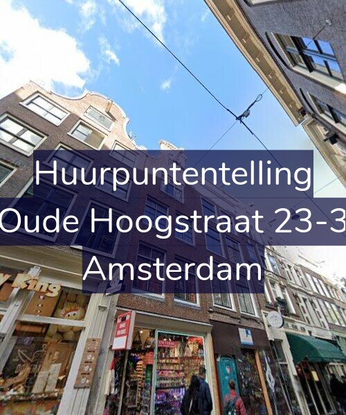 Foto gevel Huurpuntentelling voor Oude Hoogstraat 23-3, Amsterdam