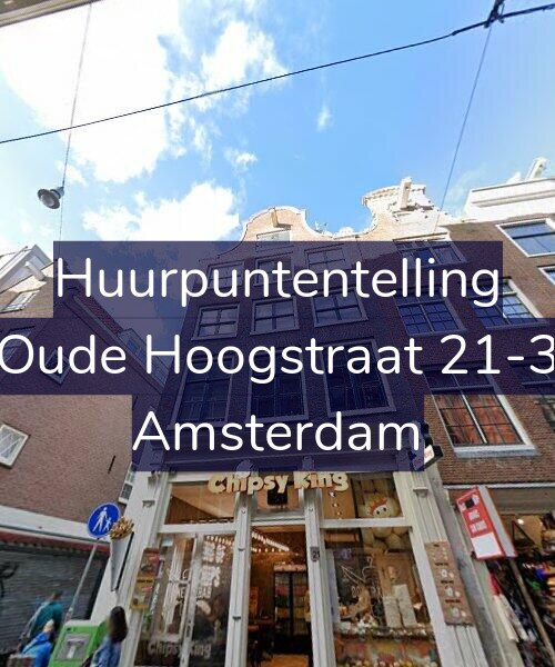 Foto gevel Huurpuntentelling voor Oude Hoogstraat 21-3, Amsterdam