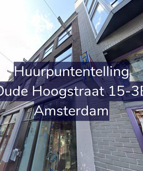 Foto gevel Huurpuntentelling voor Oude Hoogstraat 15-3B, Amsterdam