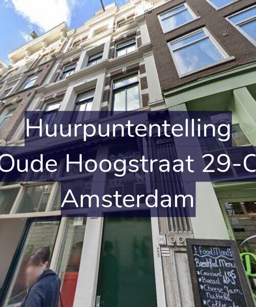 Foto gevel Huurpuntentelling voor Oude Hoogstraat 29-C, Amsterdam