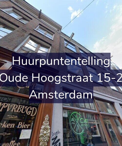 Foto gevel Huurpuntentelling voor Oude Hoogstraat 15-2, Amsterdam