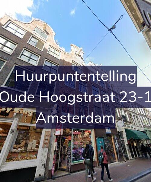 Foto gevel Huurpuntentelling voor Oude Hoogstraat 23-1, Amsterdam