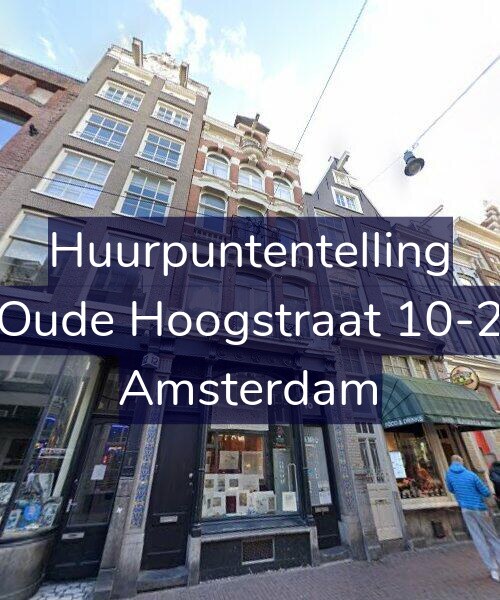 Foto gevel Huurpuntentelling voor Oude Hoogstraat 10-2, Amsterdam