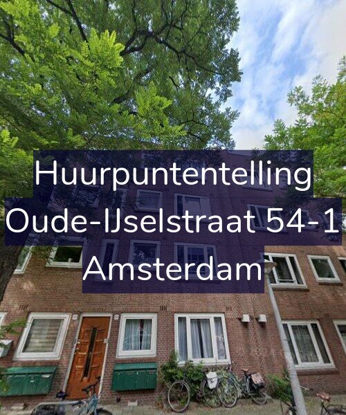 Foto gevel Huurpuntentelling voor Oude-IJselstraat 54-1, Amsterdam
