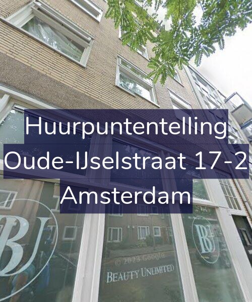 Foto gevel Huurpuntentelling voor Oude-IJselstraat 17-2, Amsterdam