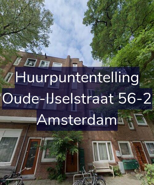 Foto gevel Huurpuntentelling voor Oude-IJselstraat 56-2, Amsterdam