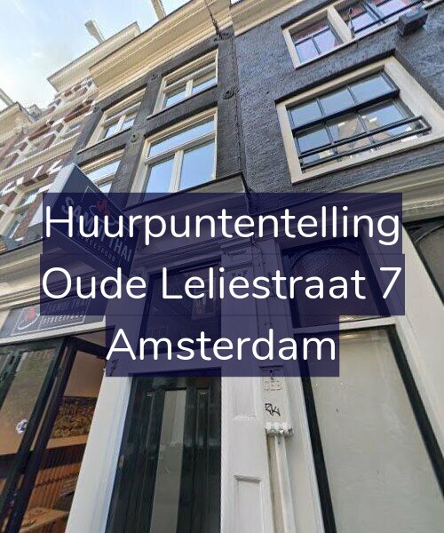 Foto gevel Huurpuntentelling voor Oude Leliestraat 7, Amsterdam