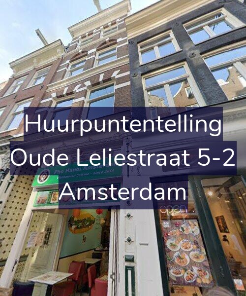 Foto gevel Huurpuntentelling voor Oude Leliestraat 5-2, Amsterdam