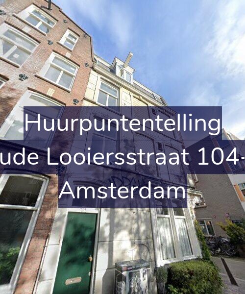 Foto gevel Huurpuntentelling voor Oude Looiersstraat 104-2, Amsterdam