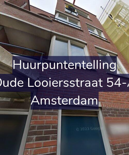 Foto gevel Huurpuntentelling voor Oude Looiersstraat 54-A, Amsterdam