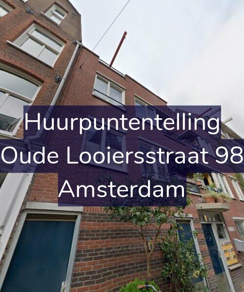 Foto gevel Huurpuntentelling voor Oude Looiersstraat 98, Amsterdam