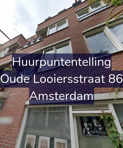Foto gevel Huurpuntentelling voor Oude Looiersstraat 86, Amsterdam