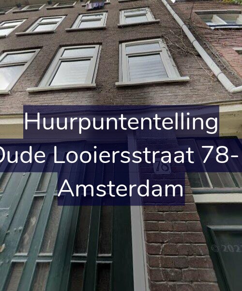 Foto gevel Huurpuntentelling voor Oude Looiersstraat 78-1, Amsterdam