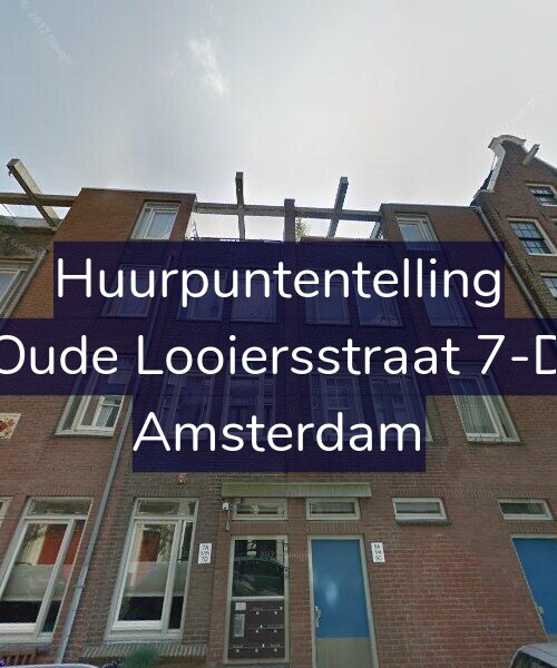 Foto gevel Huurpuntentelling voor Oude Looiersstraat 7-D, Amsterdam