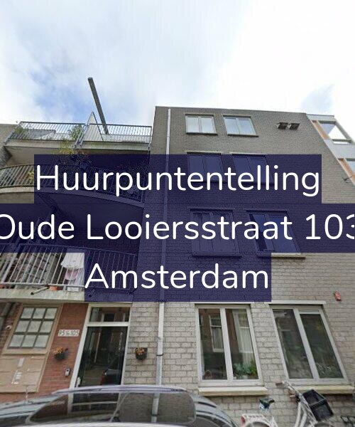Foto gevel Huurpuntentelling voor Oude Looiersstraat 103, Amsterdam