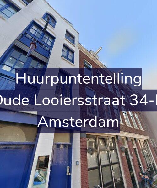 Foto gevel Huurpuntentelling voor Oude Looiersstraat 34-B, Amsterdam
